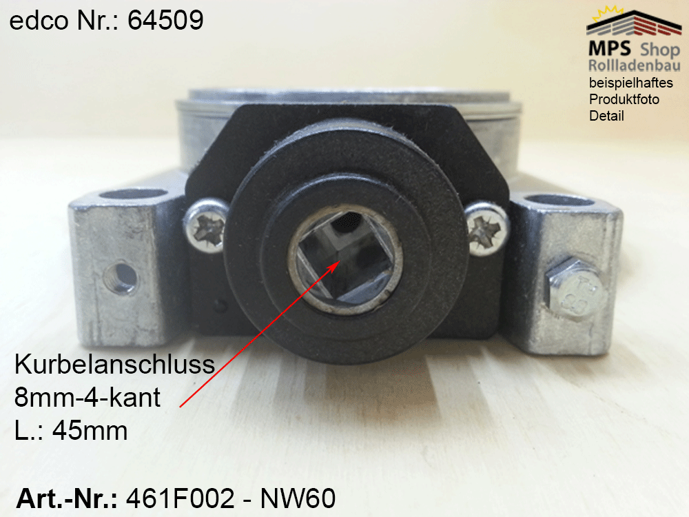 Wellenumschließendes Kegelradgetriebe mit AB, NW60, 5:1 – Bild 3