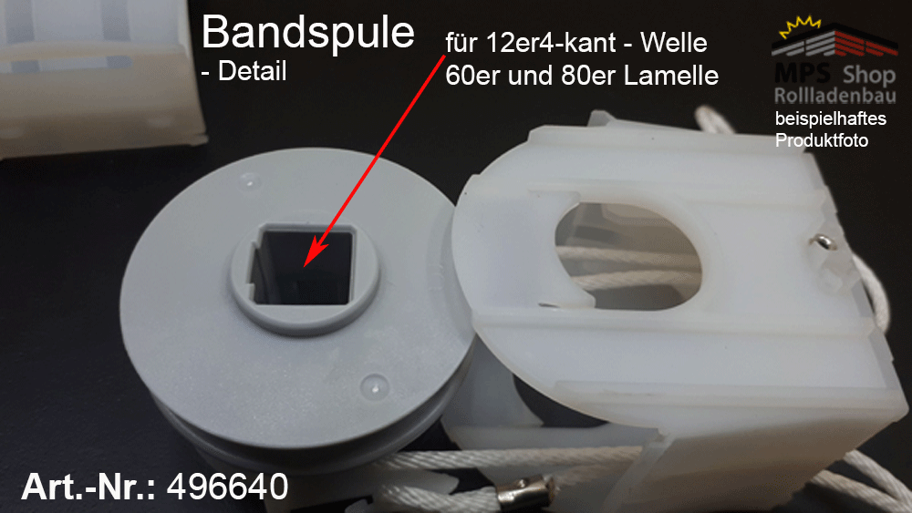 Bandspule für TEX-Band 6mm - z.B. HüppeLux – Bild 5