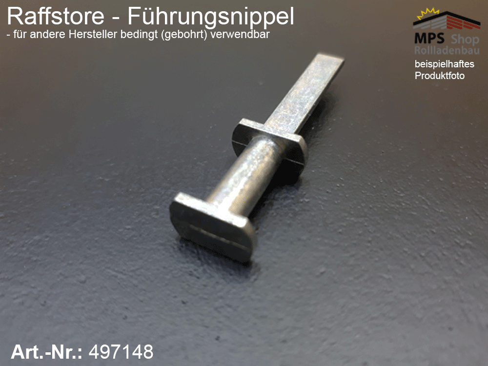 Führungsnippel Metall - zum verpressen/selbst bohren – Bild 3