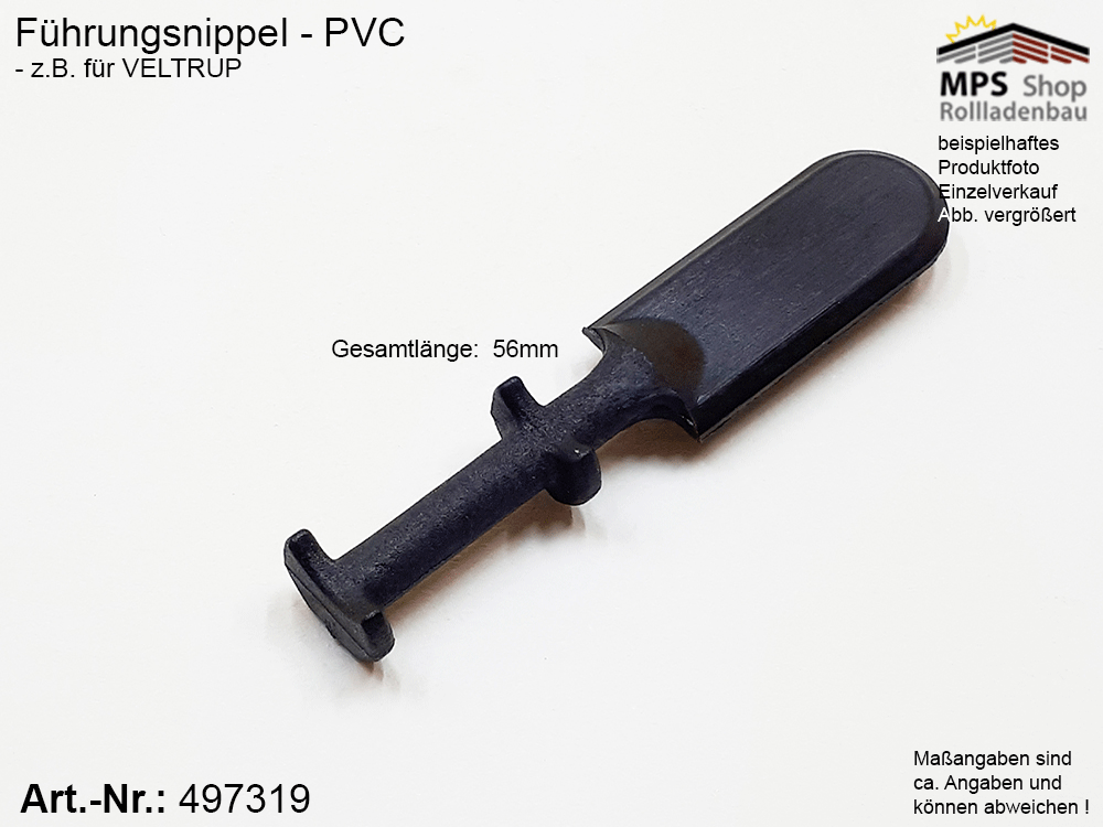 Führungsnippel, schwarz - z.B. Veltrup – Bild 4