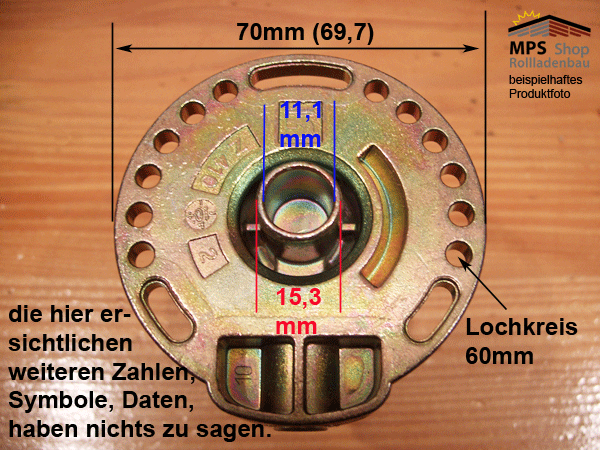 Kegelradgetriebe, 2:1, WERU-Kopf (links/rechts) – Bild 5