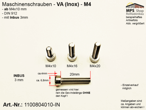 Maschinenschrauben (1100804010-IN)