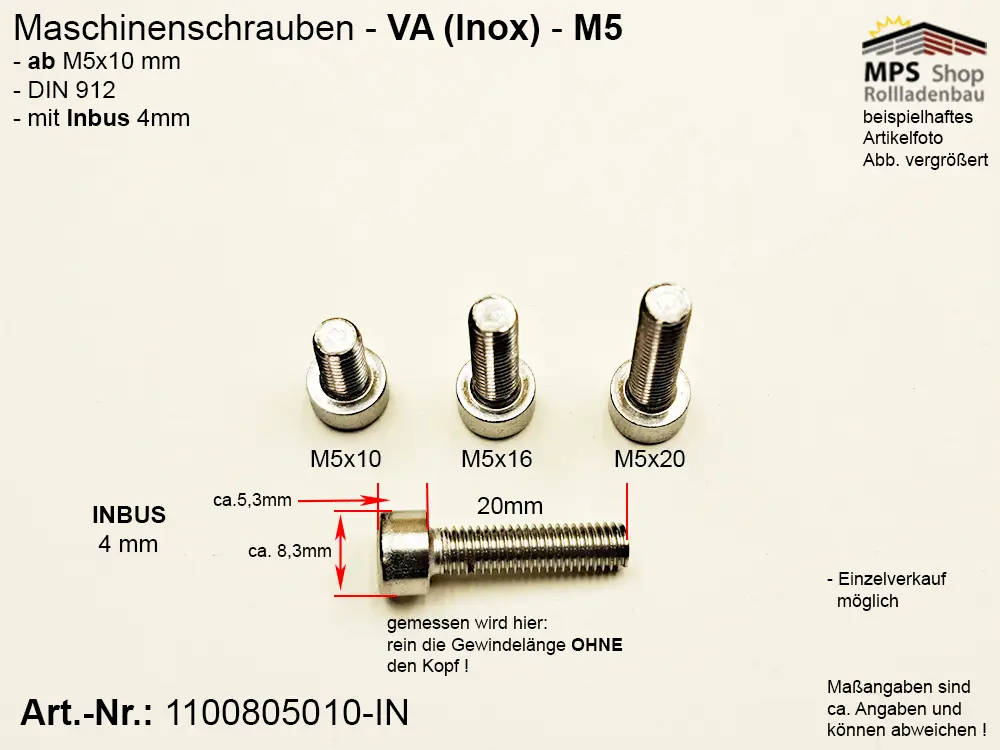 Maschinenschrauben (1100808010-IN)