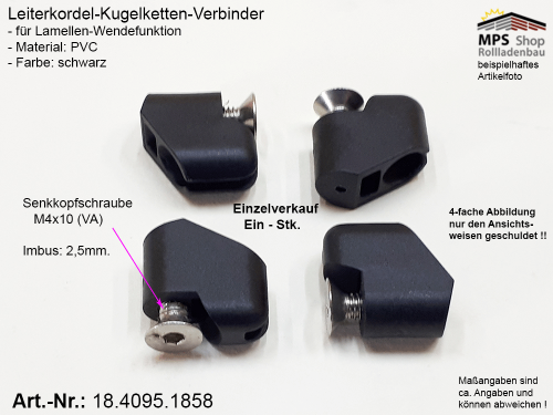 Leiterkordel-Verbinder alte Ausführung SK4x10-VA