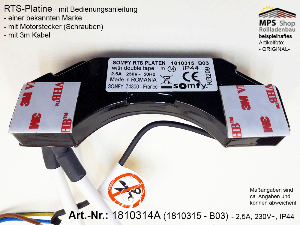 41861160 - 1810314A-1810315-B03, RTS-Platine, zur Motorsteuerung-Funk (Inventur-Verkauf) bitte Artikelbeschreibung lesen !!