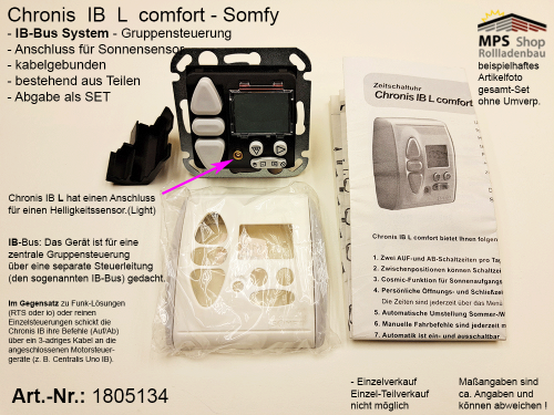 Chronis IB L comfort - Einzel.- u. Gruppensteuerung (Somfy) (1805134)