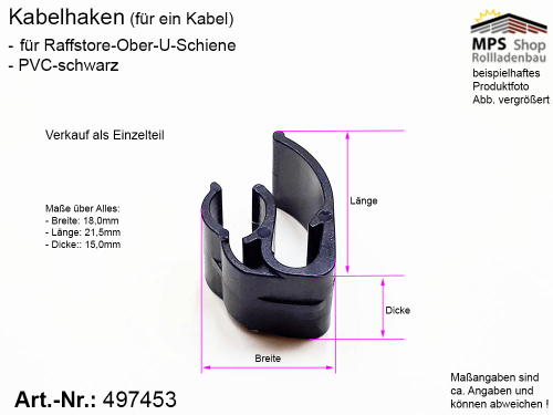 Kabelhaken, Kabel-Klemmhalter