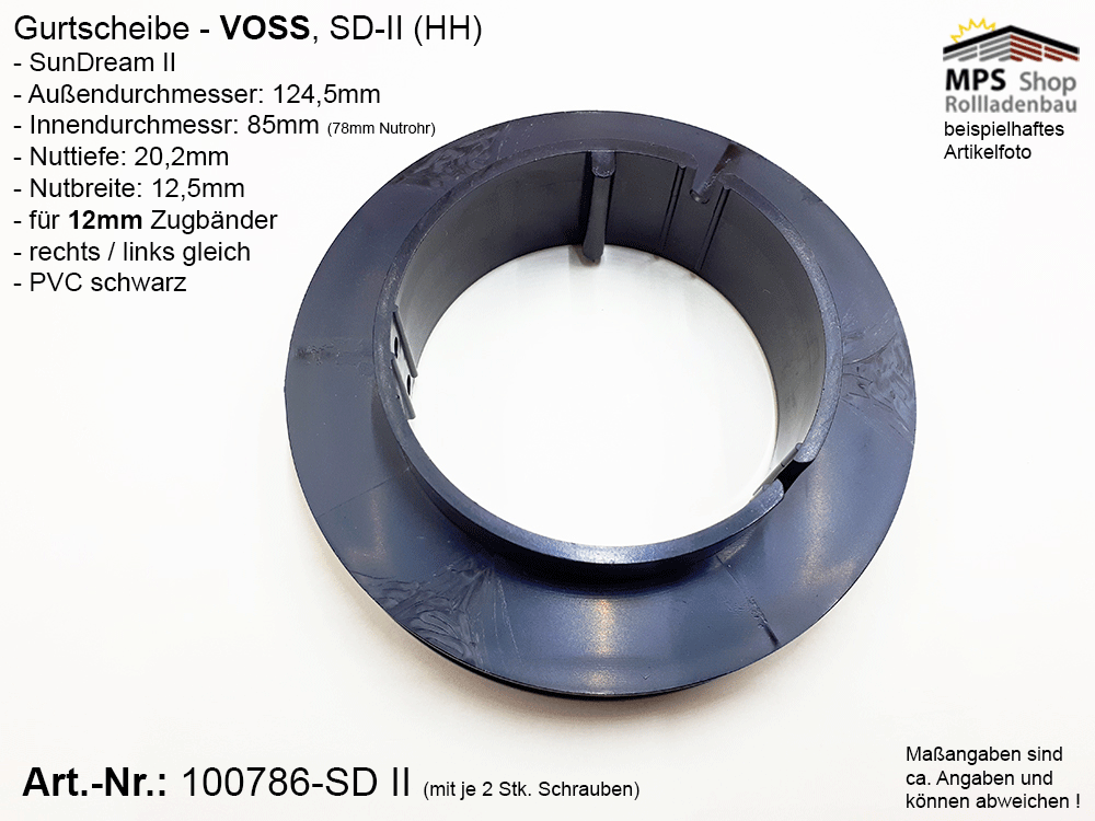 Gurtscheibe VOSS SunDream II (100786-SD II)